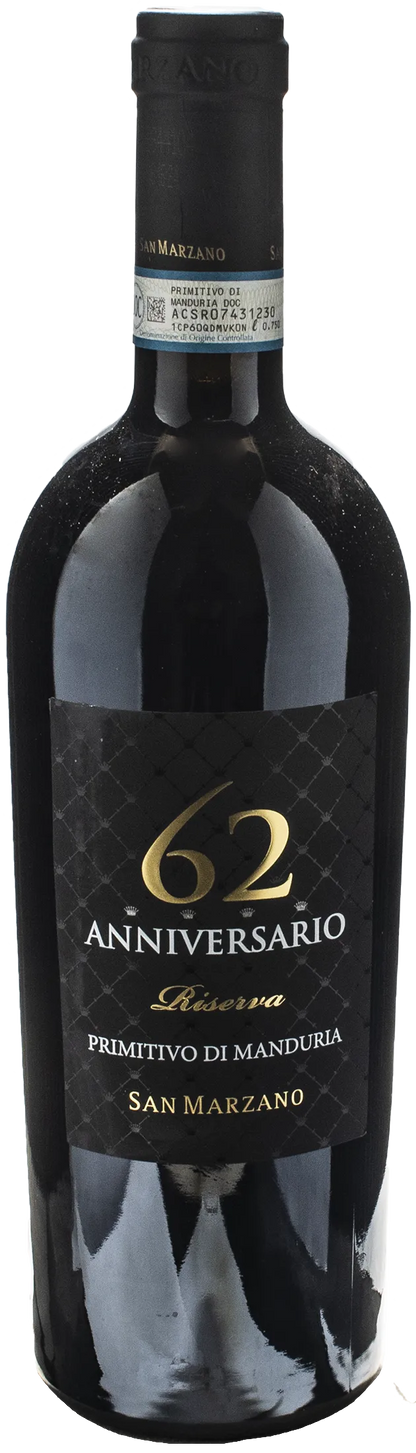 San Marzano Anniversario 62 Primitivo di Manduria Vintage Riserva 2019