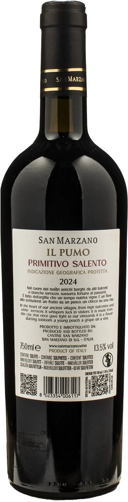 San Marzano Il Pumo Primitivo Salento 2024