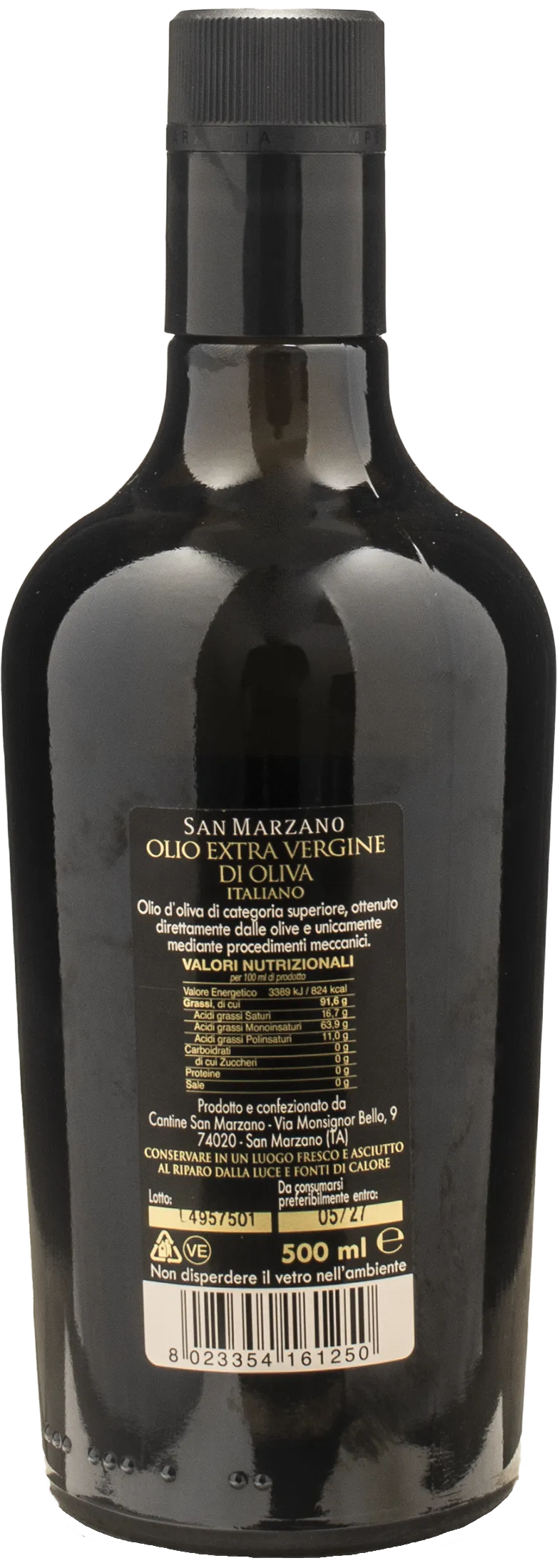San Marzano Olio Extra Vergine d'Oliva 0.5L 2025