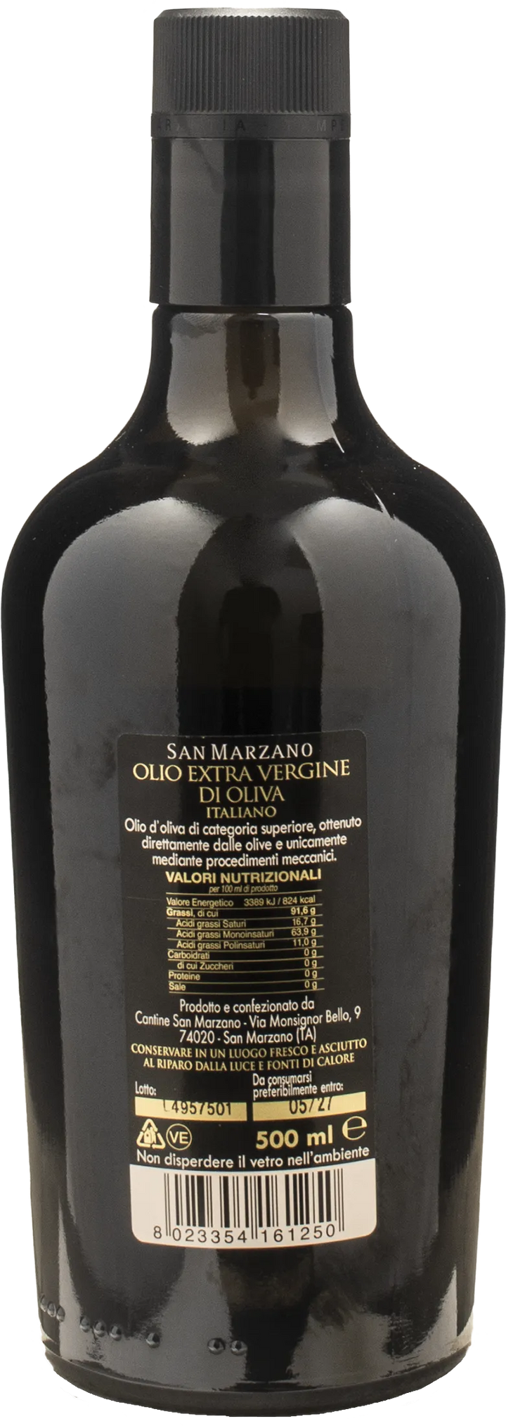 San Marzano Huile d'olive extra vierge 0.5L 2025