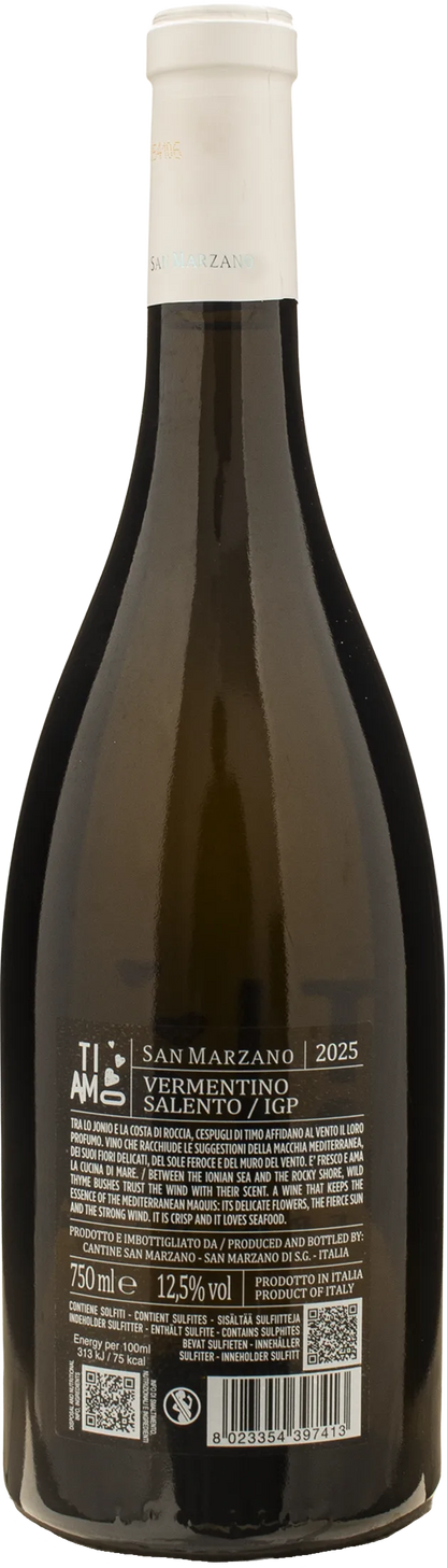 San Marzano Ti Amo Vermentino 2025