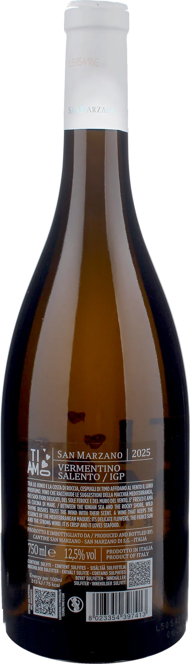San Marzano Ti Amo Vermentino 2025