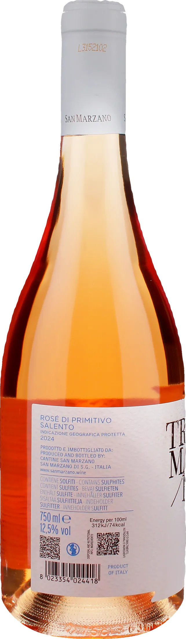 San Marzano Tramari Rosè di Primitivo Salento 2024