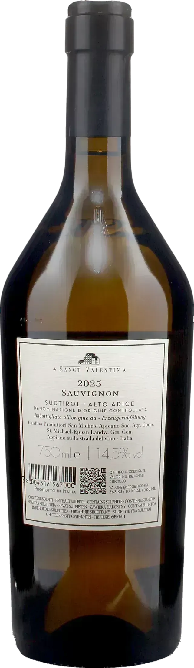 San Michele Appiano Sanct Valentin Sauvignon 2025