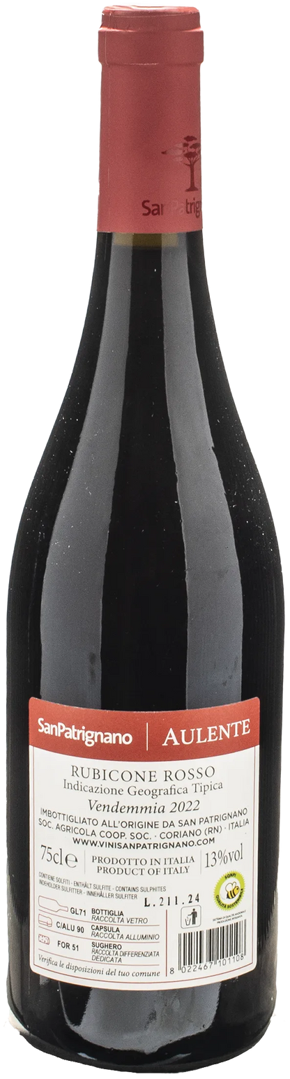 San Patrignano Aulente Rubicone Rosso 2022