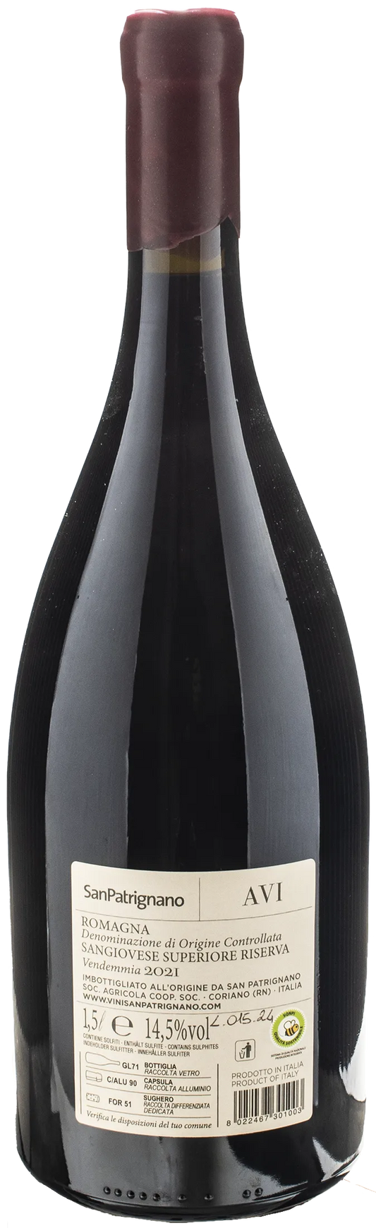 San Patrignano Sangiovese Superiore Riserva AVI Magnum 2021