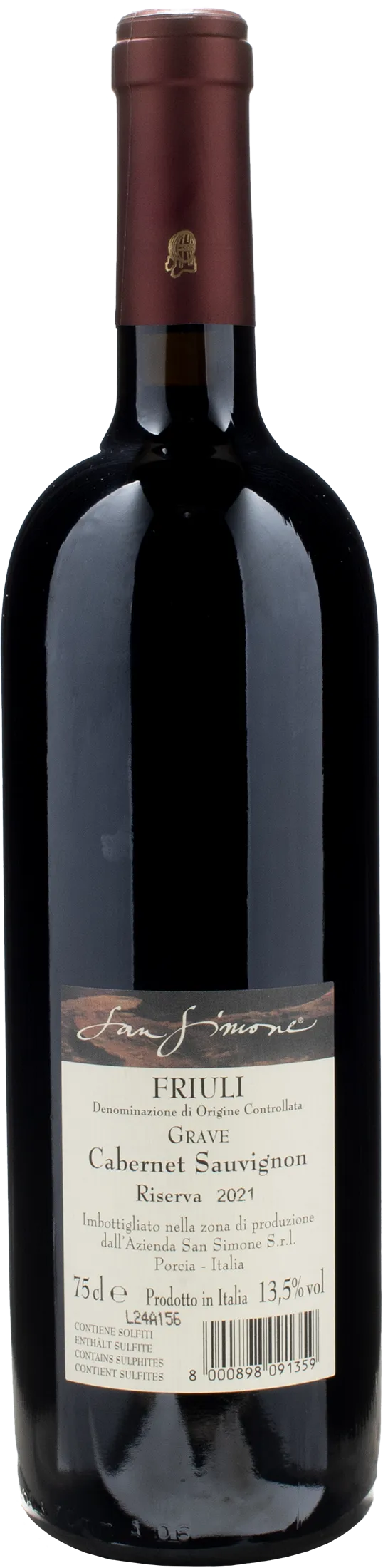 San Simone Cabernet Sauvignon Nexus Riserva 2021