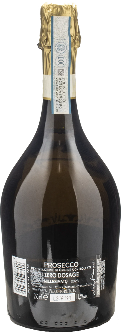 San Simone Perlae Prosecco Zero Dosage Millesimato 2023
