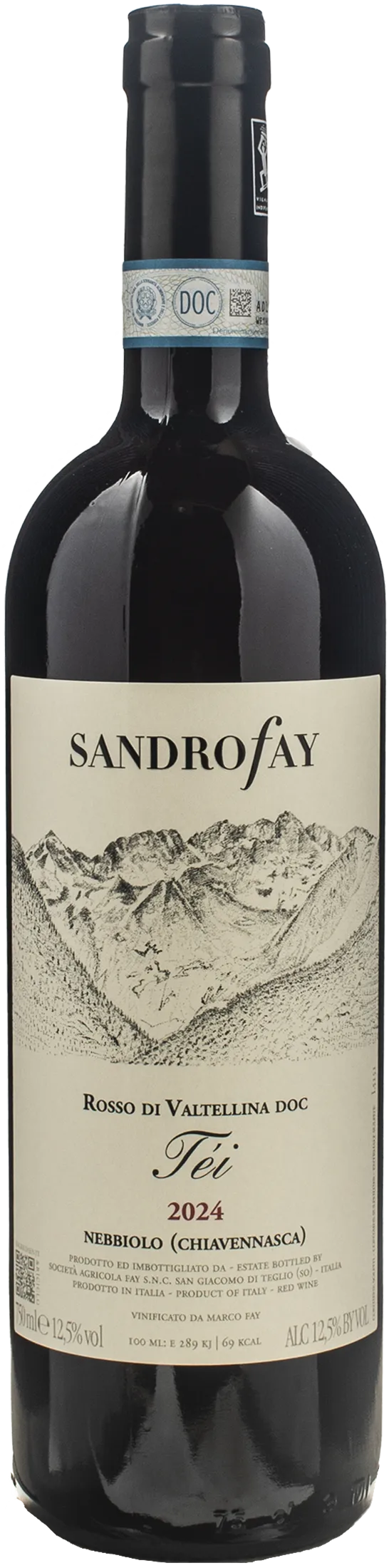Sandro Fay Valtellina Nebbiolo (Chiavennasca) Tei Rosso 2024