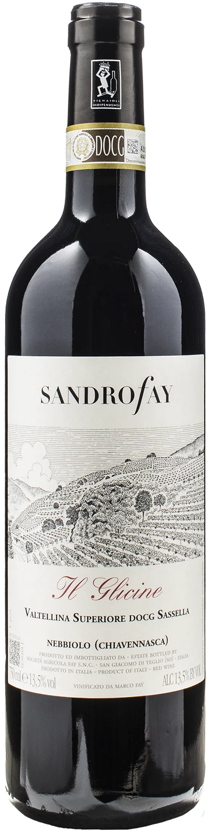 Sandro Fay Valtellina Superiore Sassella Nebbiolo Il Glicine 2021