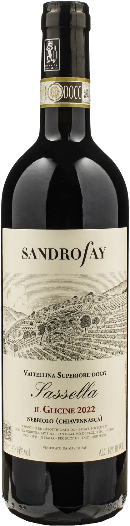 Sandro Fay Valtellina Superiore Sassella Nebbiolo Il Glicine 2022