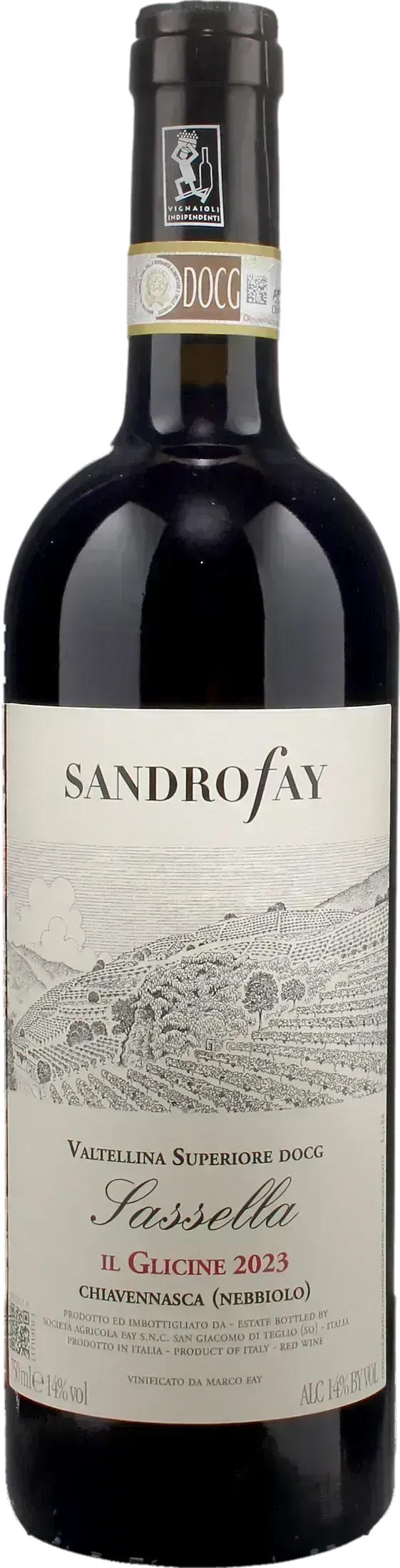 Sandro Fay Valtellina Superiore Sassella Nebbiolo Il Glicine 2023