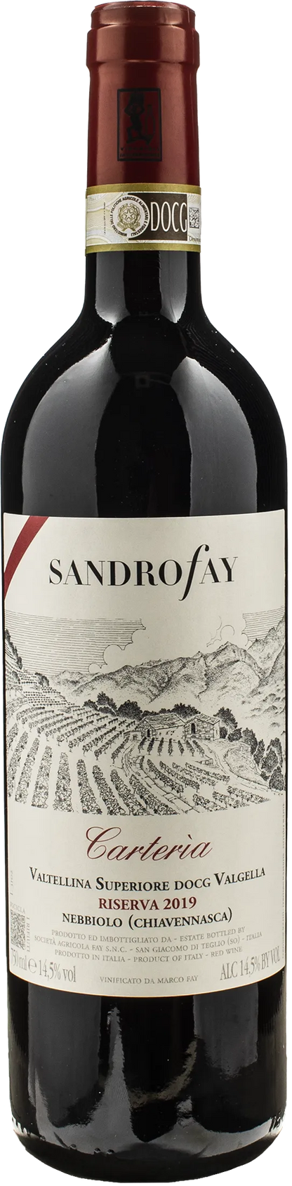 Sandro Fay Valtellina Superiore Valgella Carteria Riserva 2019