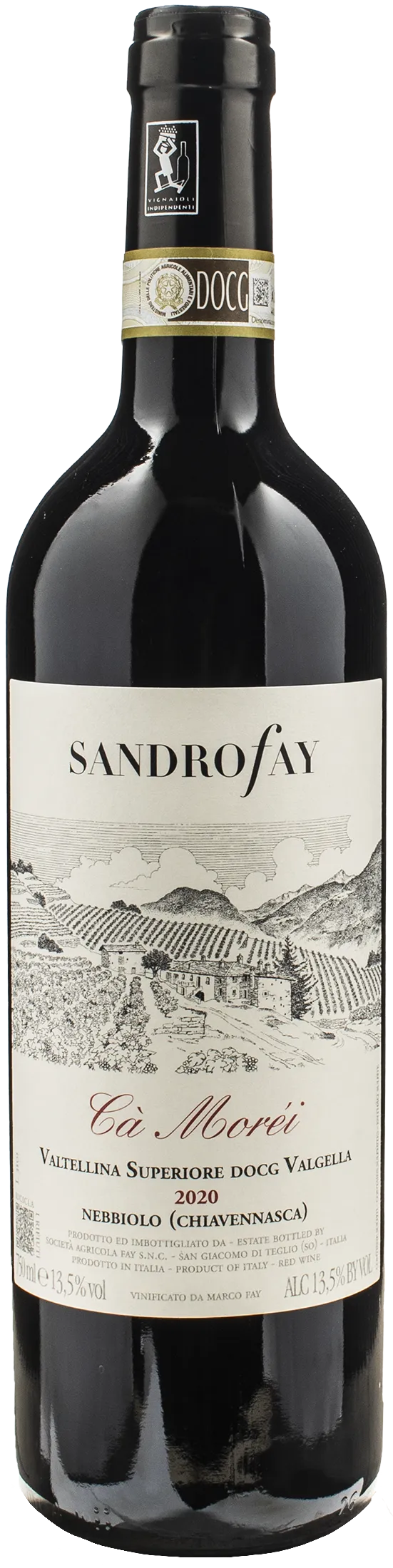 Sandro Fay Valtellina Superiore Valgella Nebbiolo (Chiavennasca) Ca Morei 2020