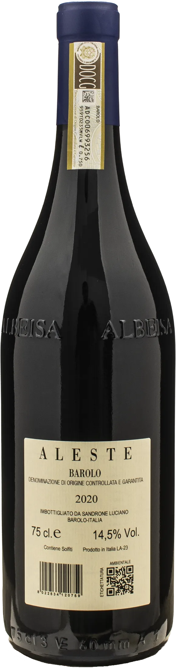 Sandrone Barolo Aleste 2020