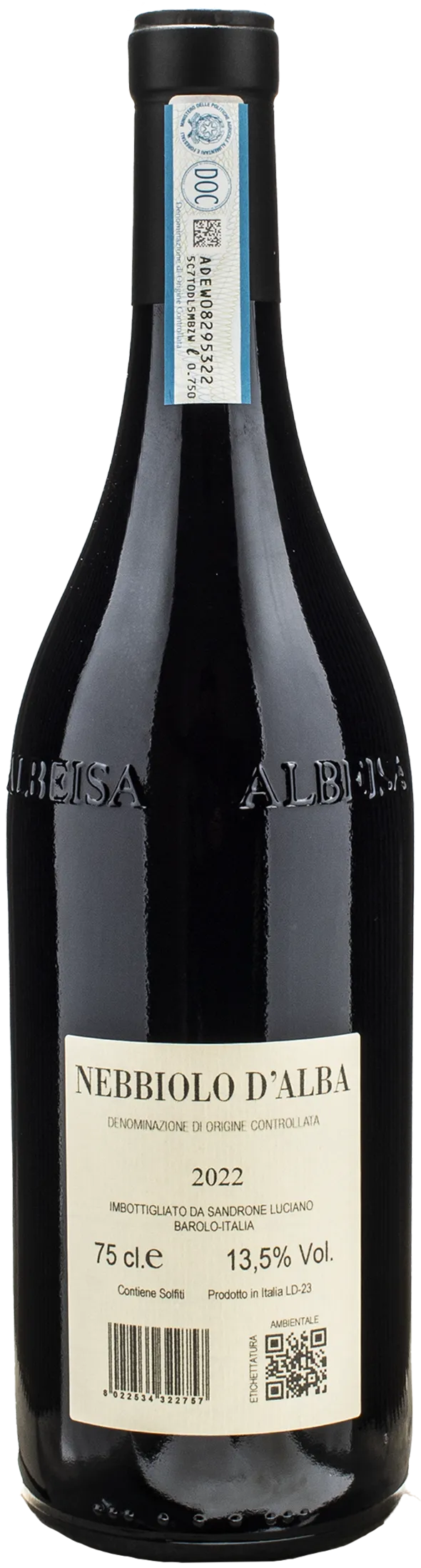 Sandrone Nebbiolo d'Alba Valmaggiore 2022