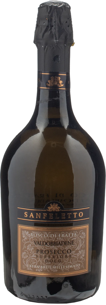 Sanfeletto Valdobbiadene Prosecco Superiore Bosco di Fratta Extra Brut Millesimato 2023