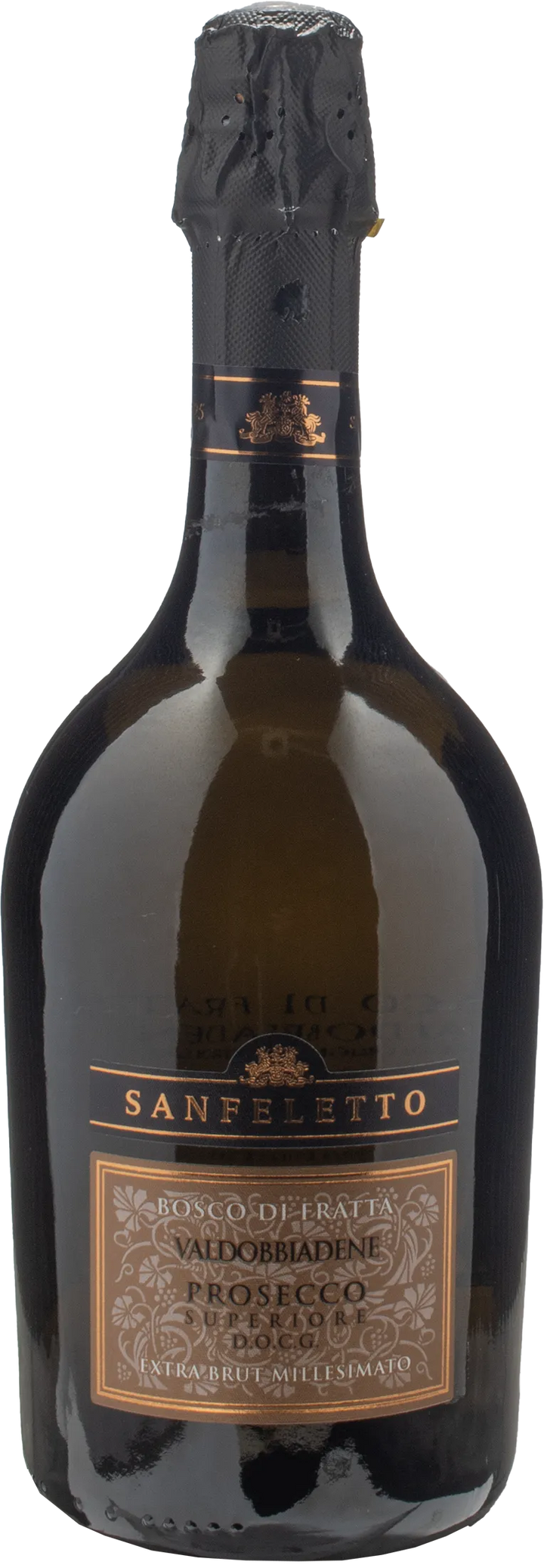 Sanfeletto Valdobbiadene Prosecco Superiore Bosco di Fratta Extra Brut Millesimato 2023