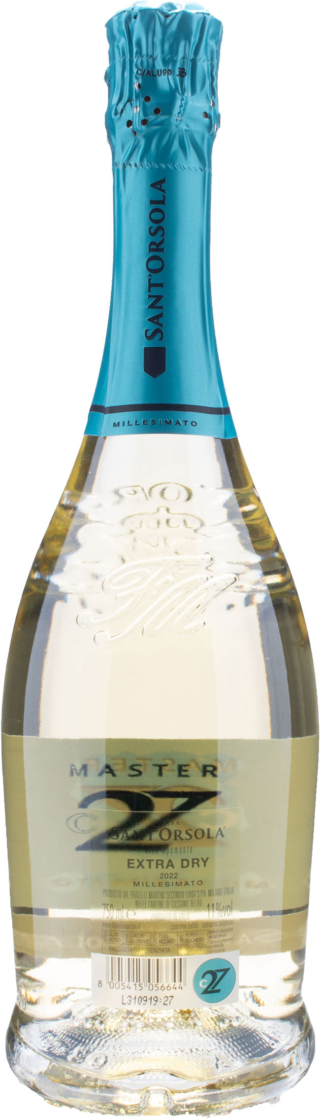 Sant'Orsola Master C27 Spumante Millesimato Extra Dry 2022