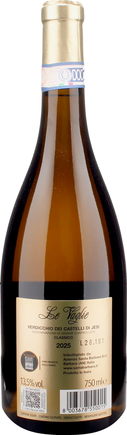 Santa Barbara Verdicchio Dei Castelli di Jesi Classico Le Vaglie 2025