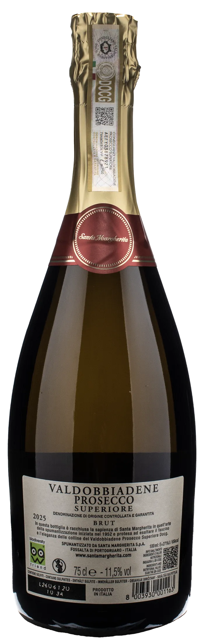 Santa Margherita Valdobbiadene Prosecco Superiore 52 Brut 2025