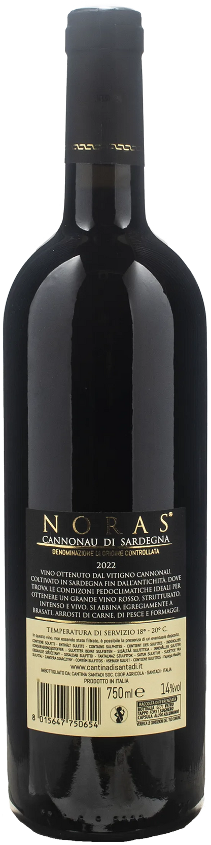 Santadi Cannonau di Sardegna Noras 2022