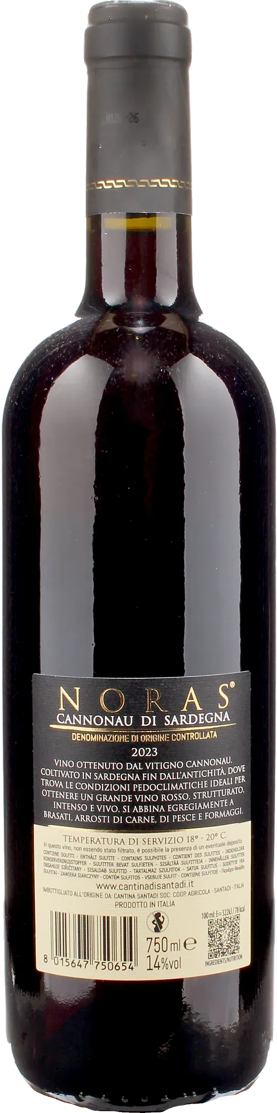 Santadi Cannonau di Sardegna Noras 2023