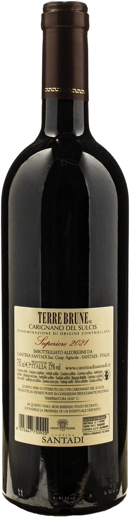 Santadi Carignano del Sulcis Superiore Terre Brune 2021