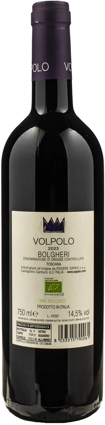 Sapaio Bolgheri Volpolo 2023