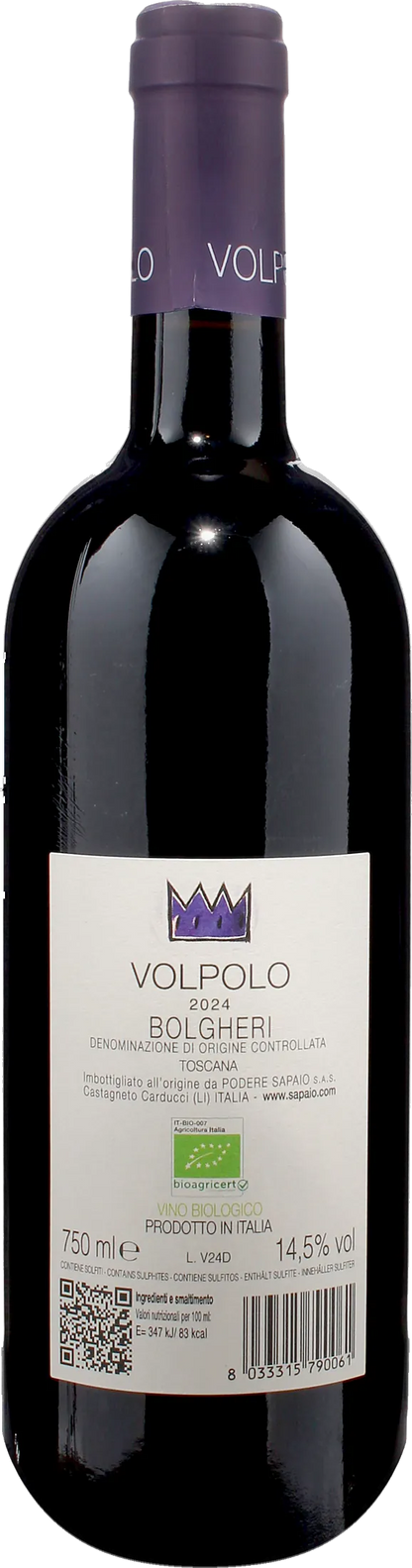 Sapaio Bolgheri Volpolo 2024