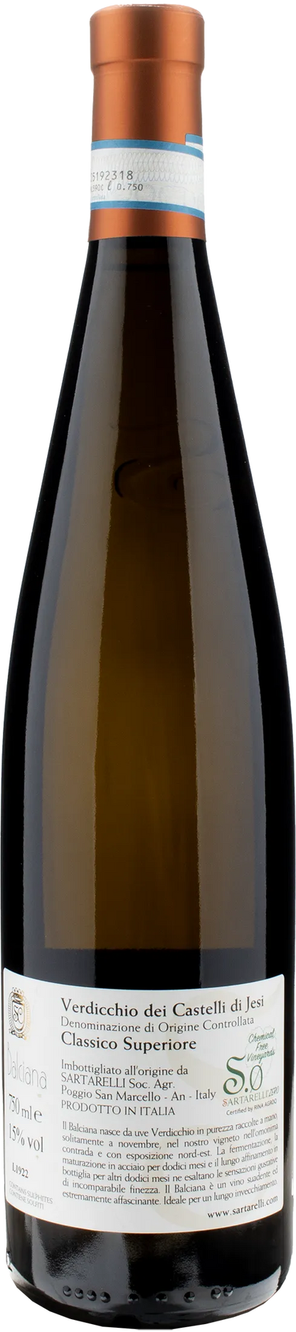 Sartarelli Verdicchio dei Castelli di Jesi Classico Superiore Balciana 2021