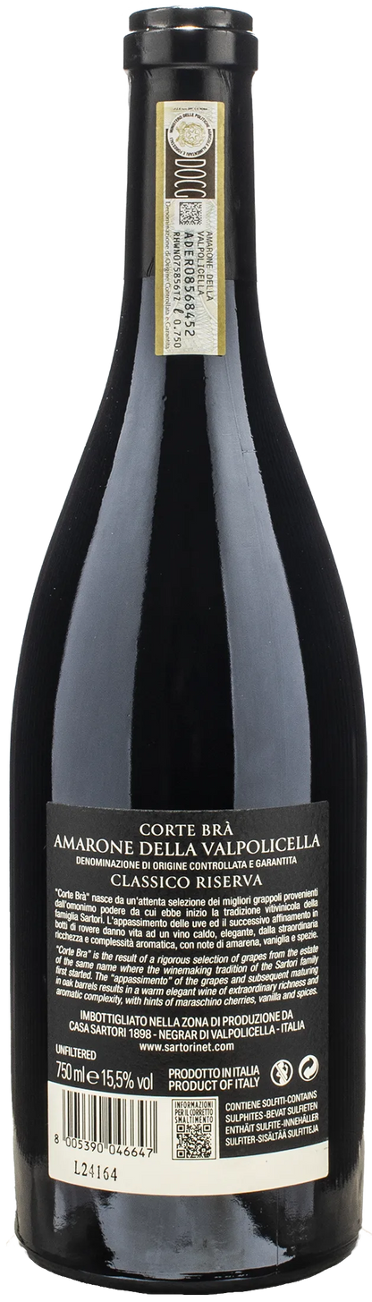 Sartori Amarone della Valpolicella Classico Corte Brà Riserva 2017