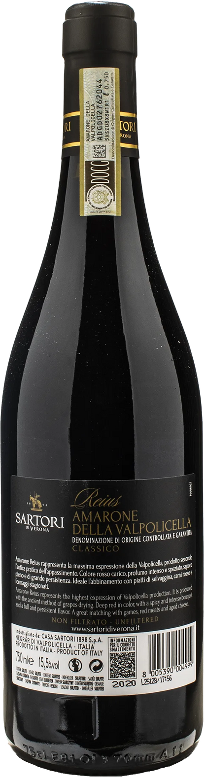 Sartori Amarone della Valpolicella Classico Reius 2020