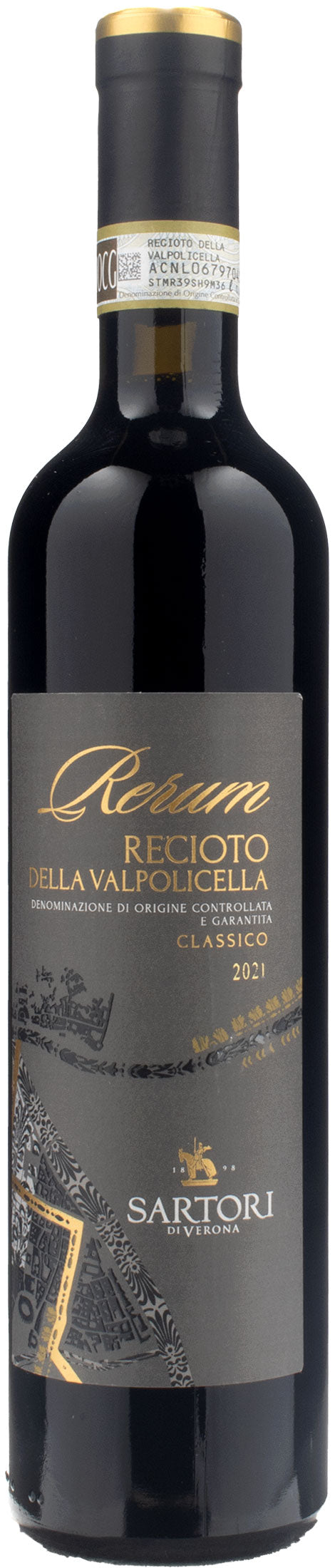 Sartori Recioto della Valpolicella Classico Rerum 0.5L 2021