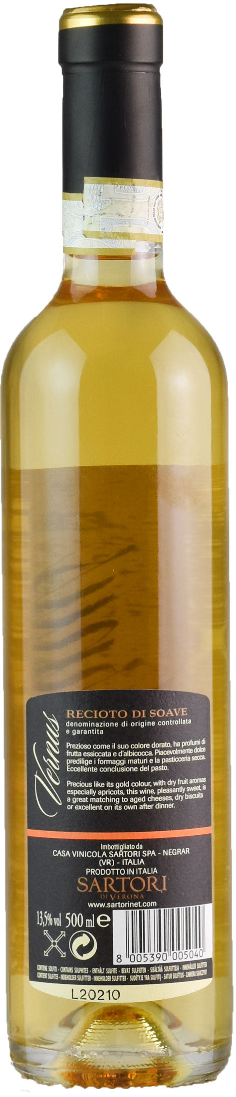 Sartori Recioto di Soave Vernus 0.5L 2017