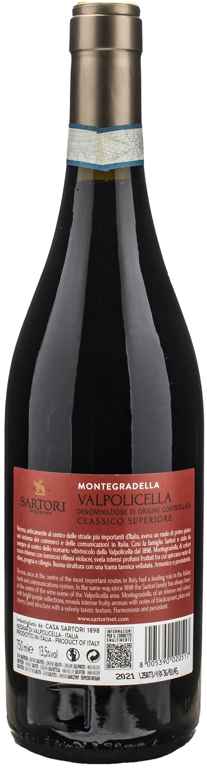 Sartori Valpolicella Classico Superiore Montegradella 2021