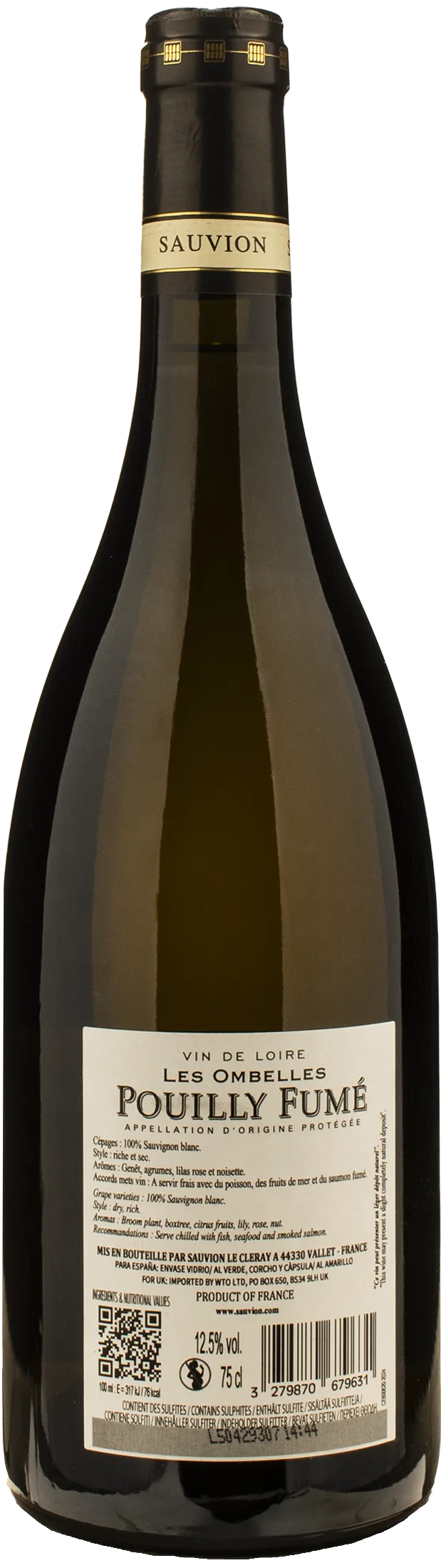 Sauvion Pouilly Fume Les Ombelles 2024