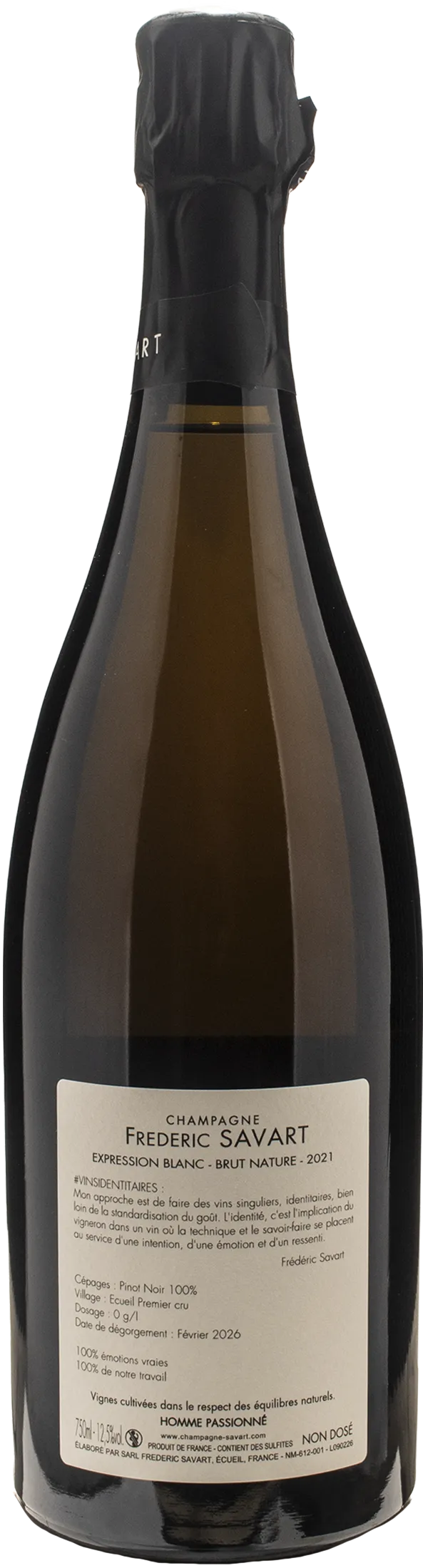 Savart Champagne 1er Cru Expression Nature 2021