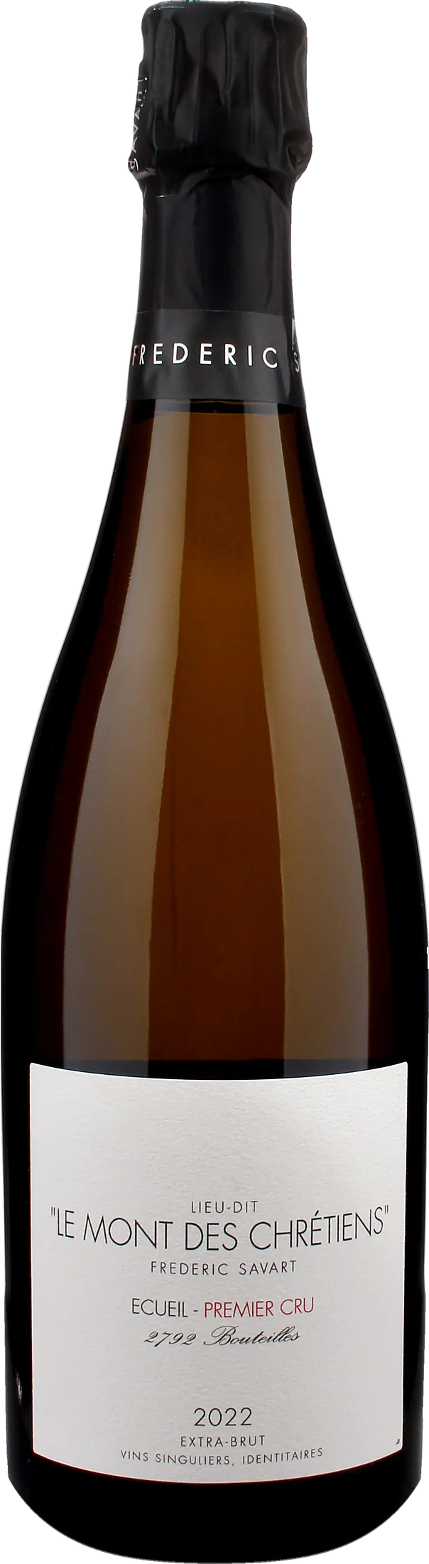 Savart Champagne Ecueil 1er Cru Le Mont des Chretiens Extra Brut 2022