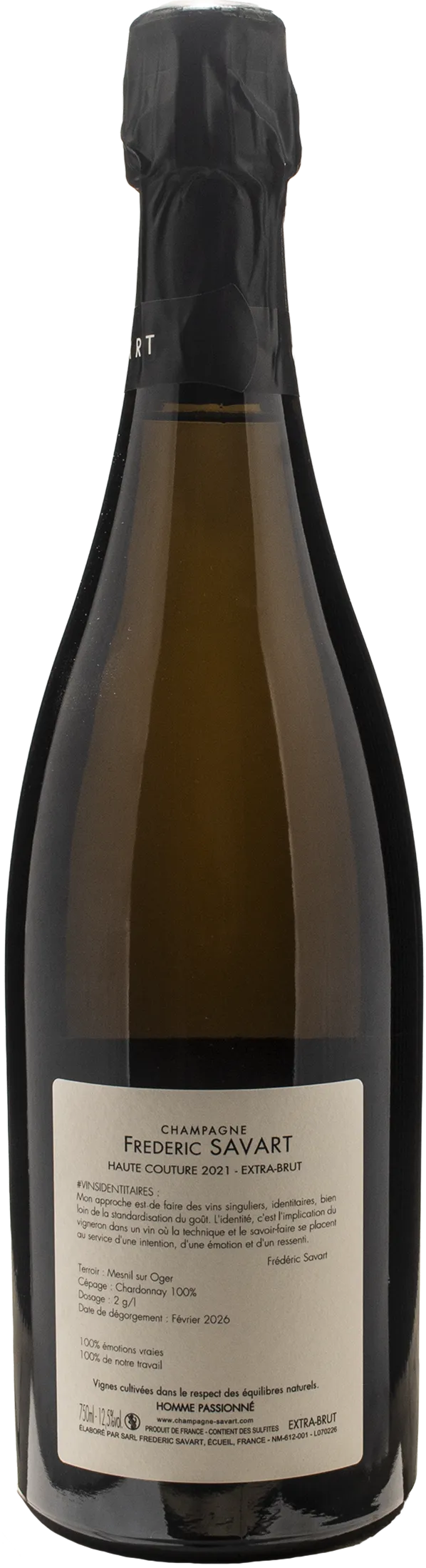 Savart Champagne Grand Cru Haute Couture Extra Brut 2021