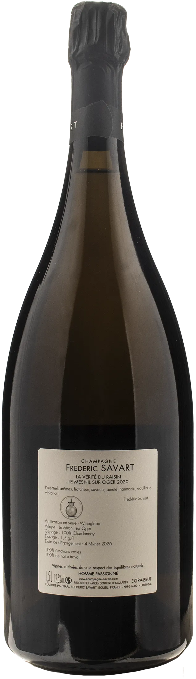 Savart Champagne Grand Cru Haute Couture Extra Brut Magnum 2020