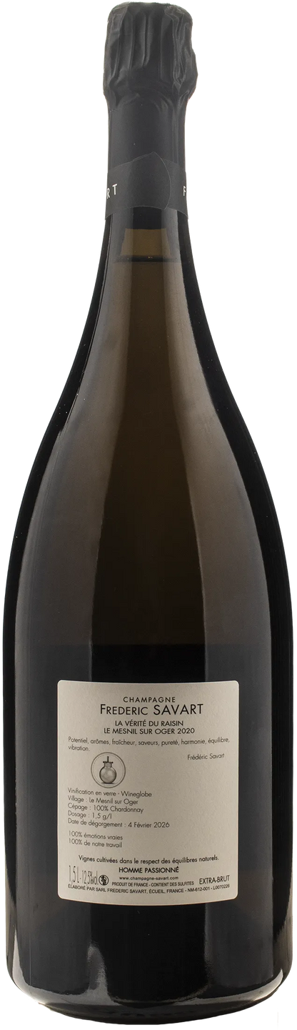 Savart Champagne Grand Cru Haute Couture Extra Brut Magnum 2020