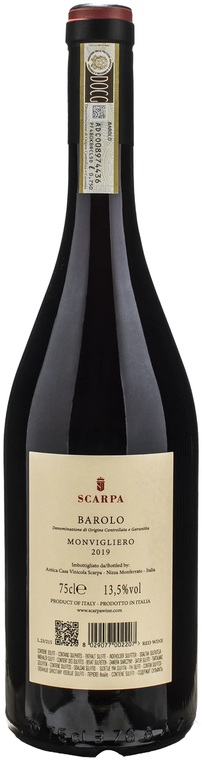 Scarpa Barolo Monvigliero 2019