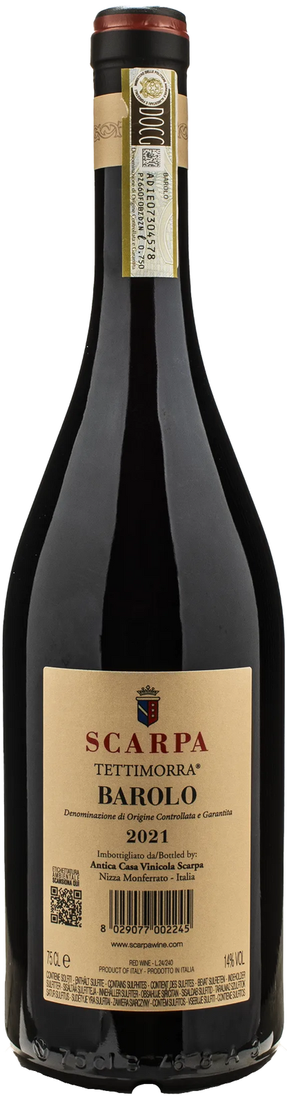 Scarpa Barolo Tettimorra 2021