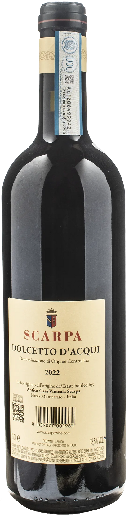 Scarpa Dolcetto d'Acqui 2022