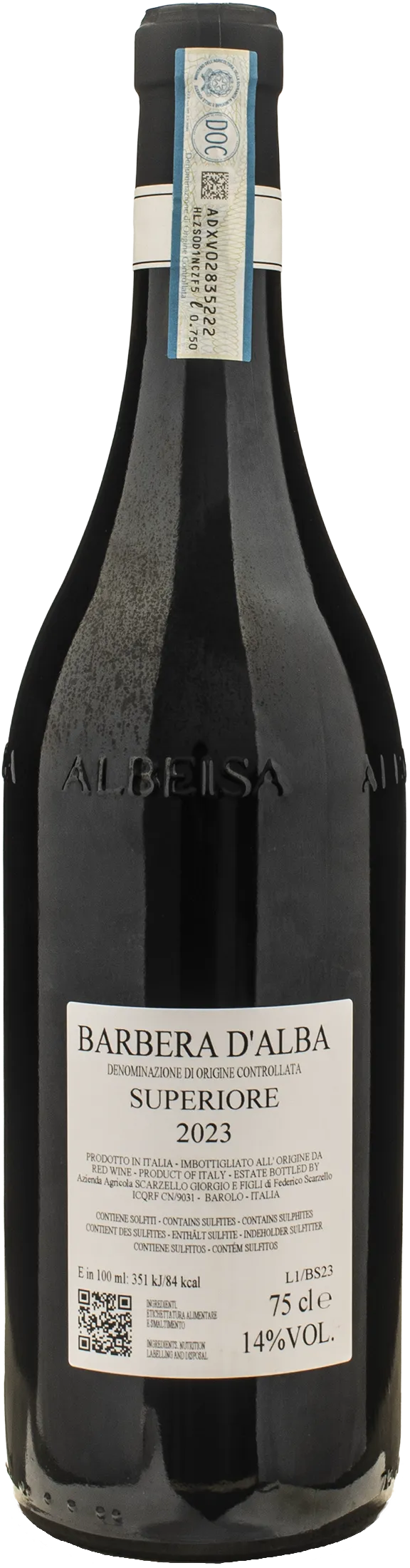 Scarzello Barbera d'Alba Superiore 2023