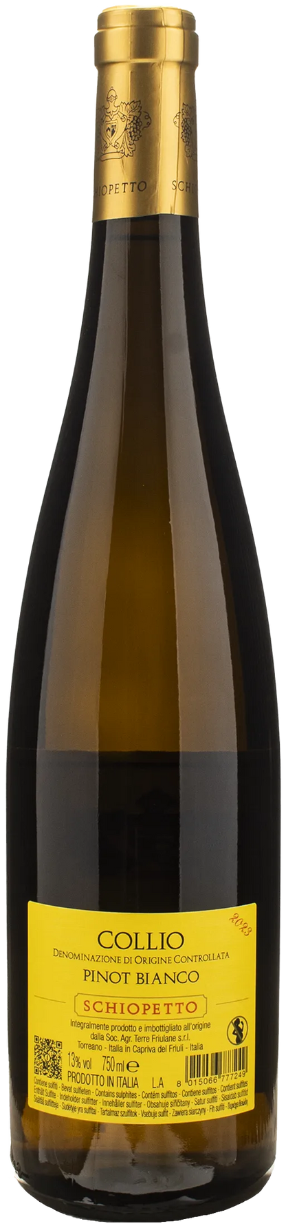 Schiopetto Mario Collio Pinot Bianco 2023
