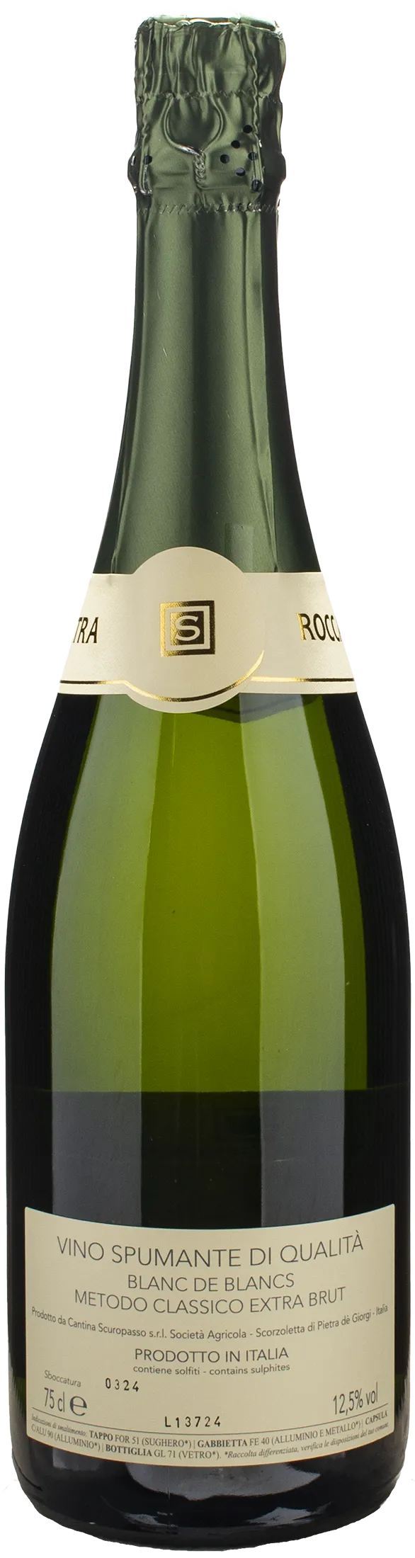 Scuropasso Roccapietra Blanc de Blancs Metodo Classico Extra Brut