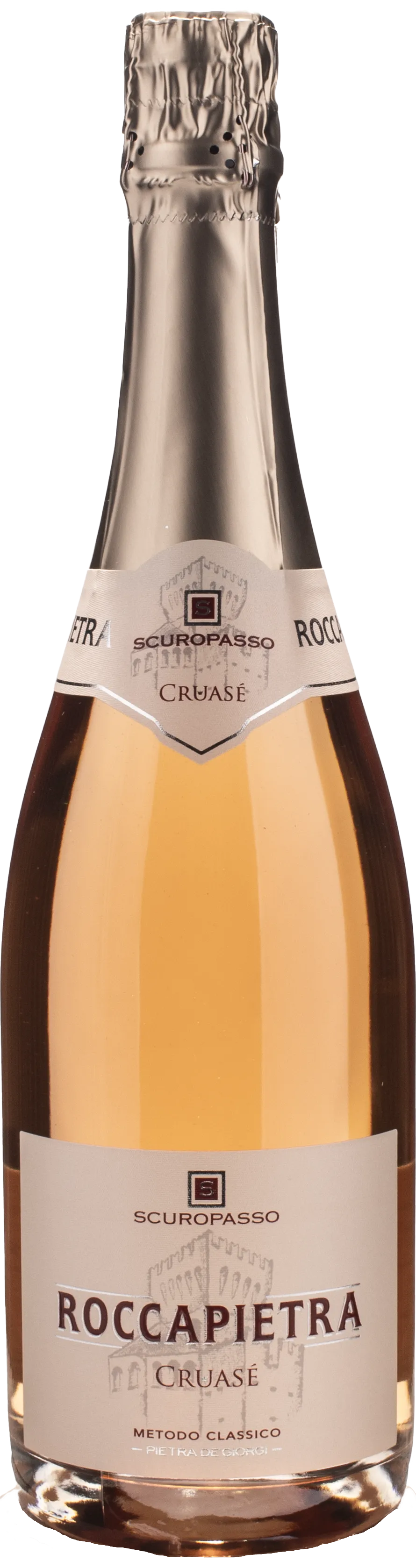 Scuropasso Roccapietra Oltrepo Cruase Rosè Metodo Classico Extra Brut 2019