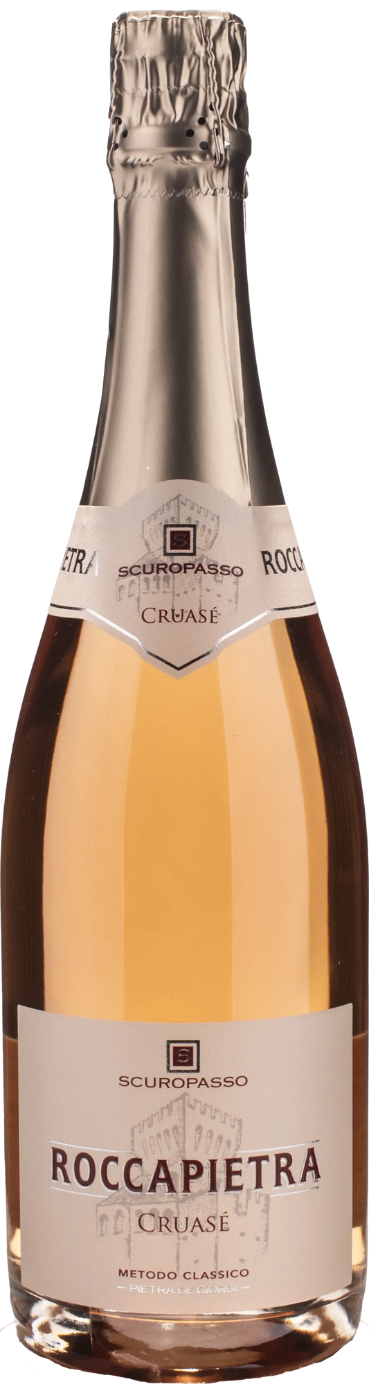 Scuropasso Roccapietra Oltrepo Cruase Rosè Metodo Classico Extra Brut 2019